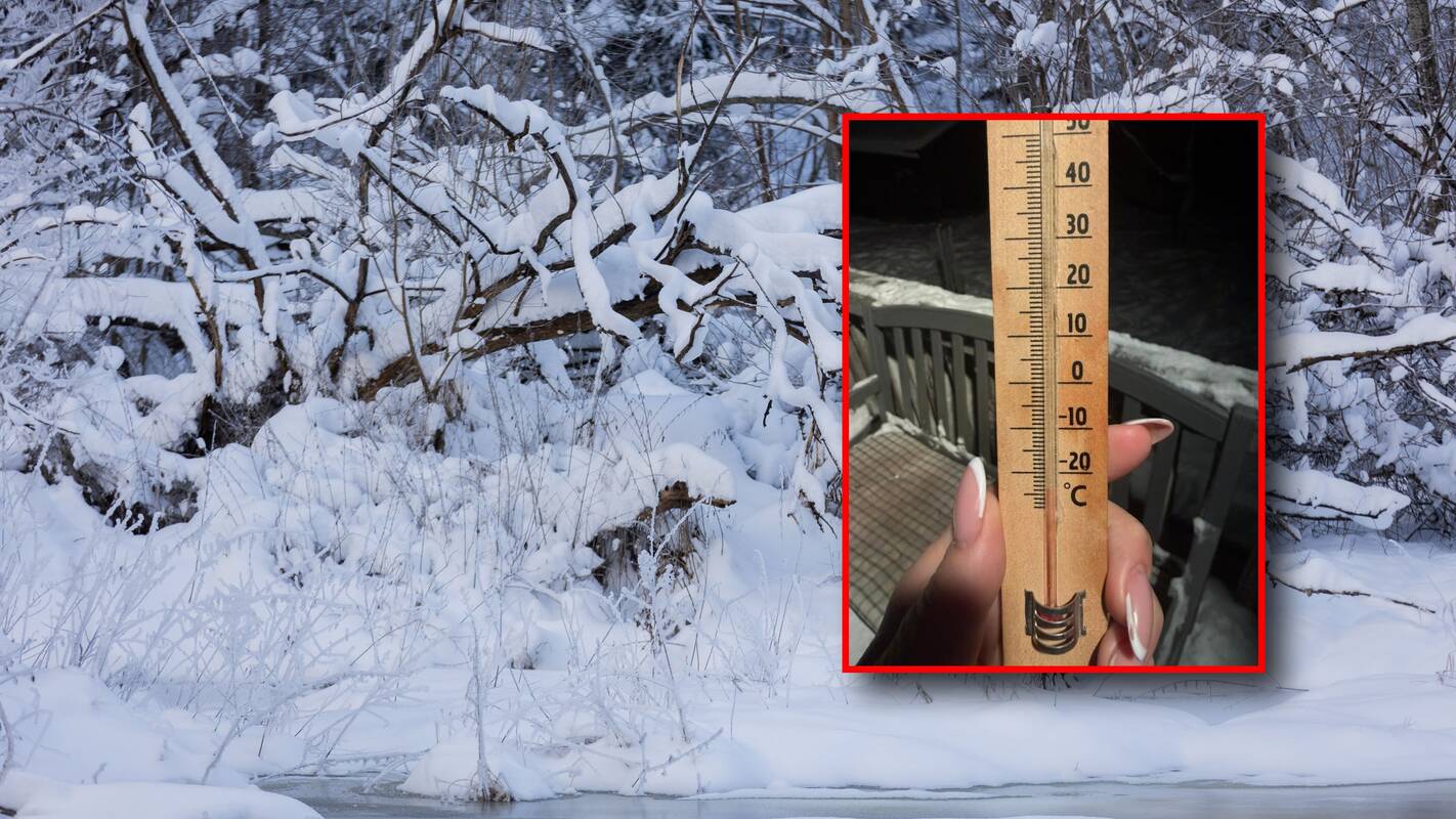 Žema oro temperatūra žiemą