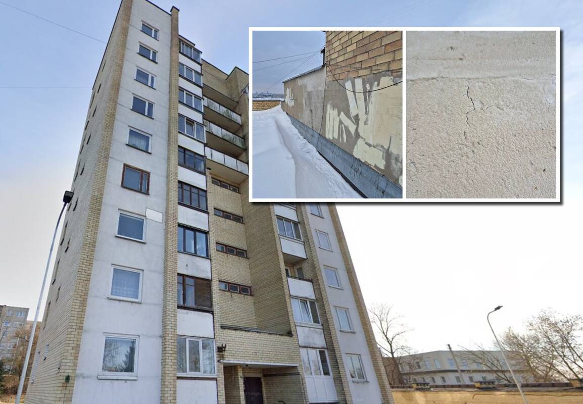 Brangiai remontuotas daugiabutis Garvežių gatvėje
