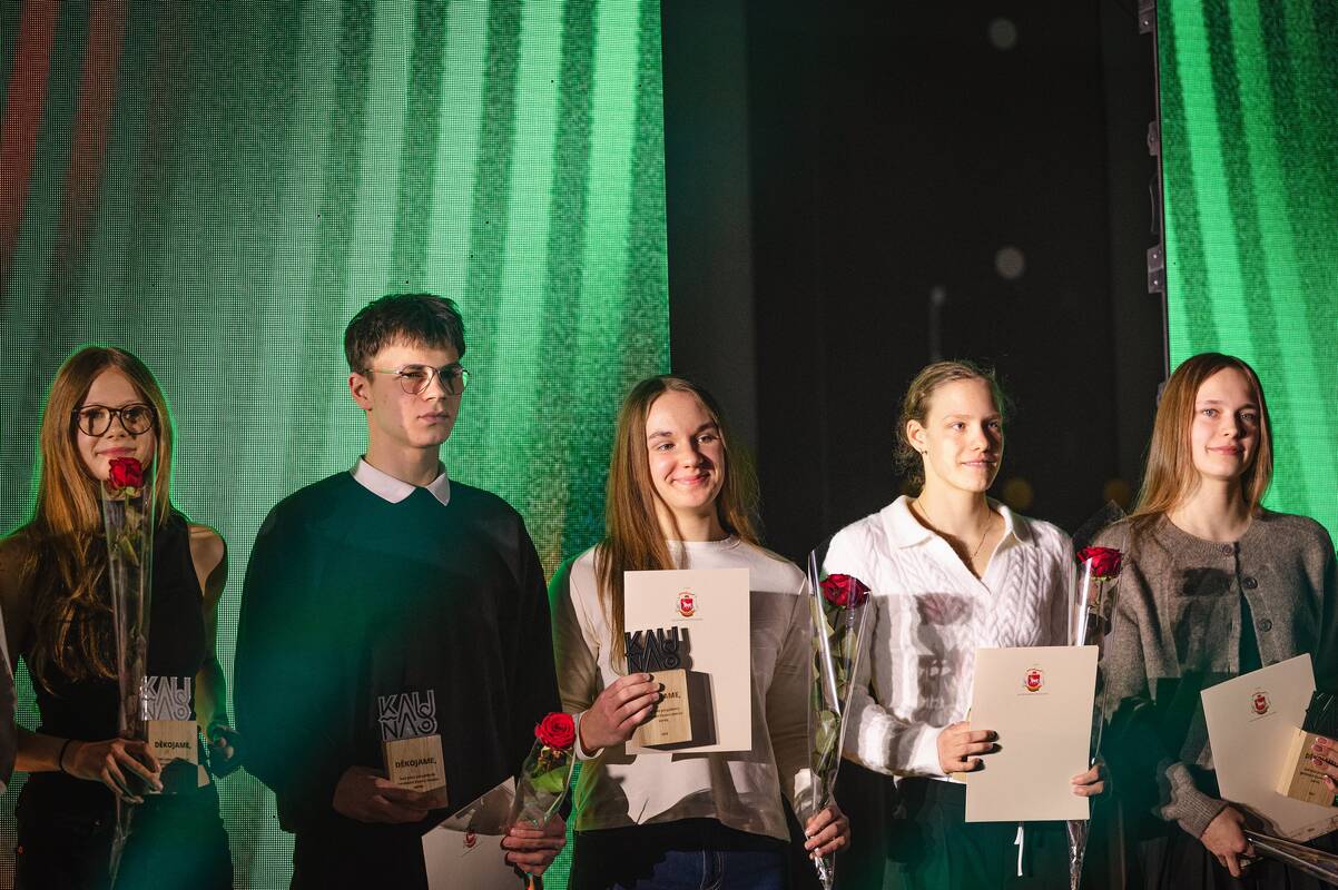 Iškilmingai pagerbti geriausi Kauno atletai