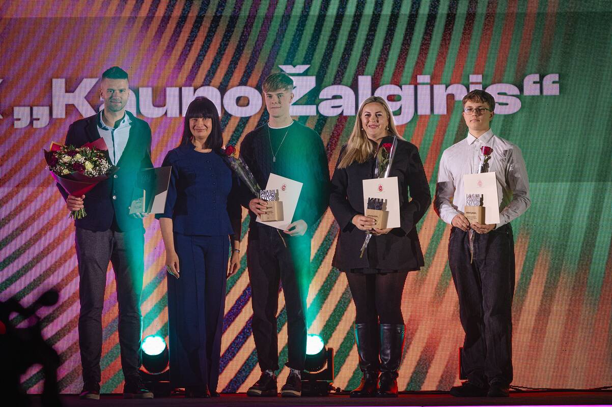 Iškilmingai pagerbti geriausi Kauno atletai