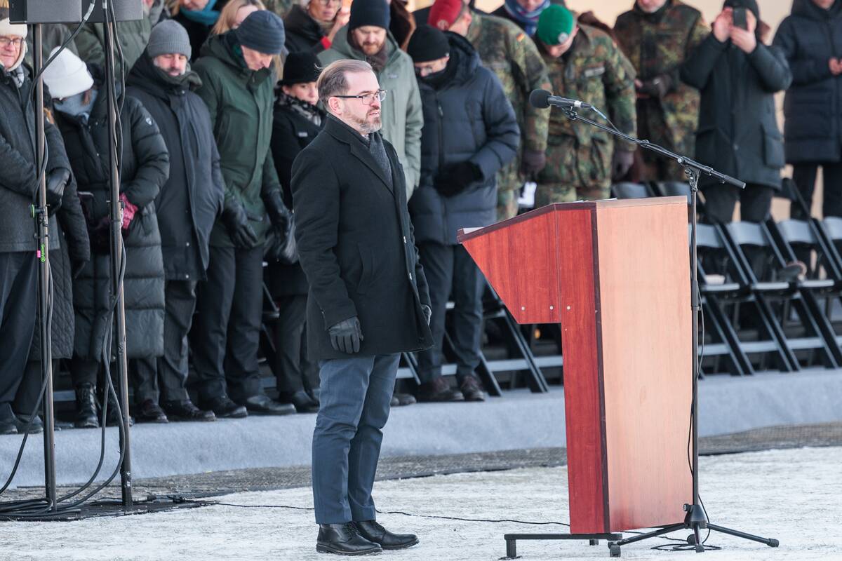 Vokietijos brigadai iškilmingai perduota kovinė vėliava