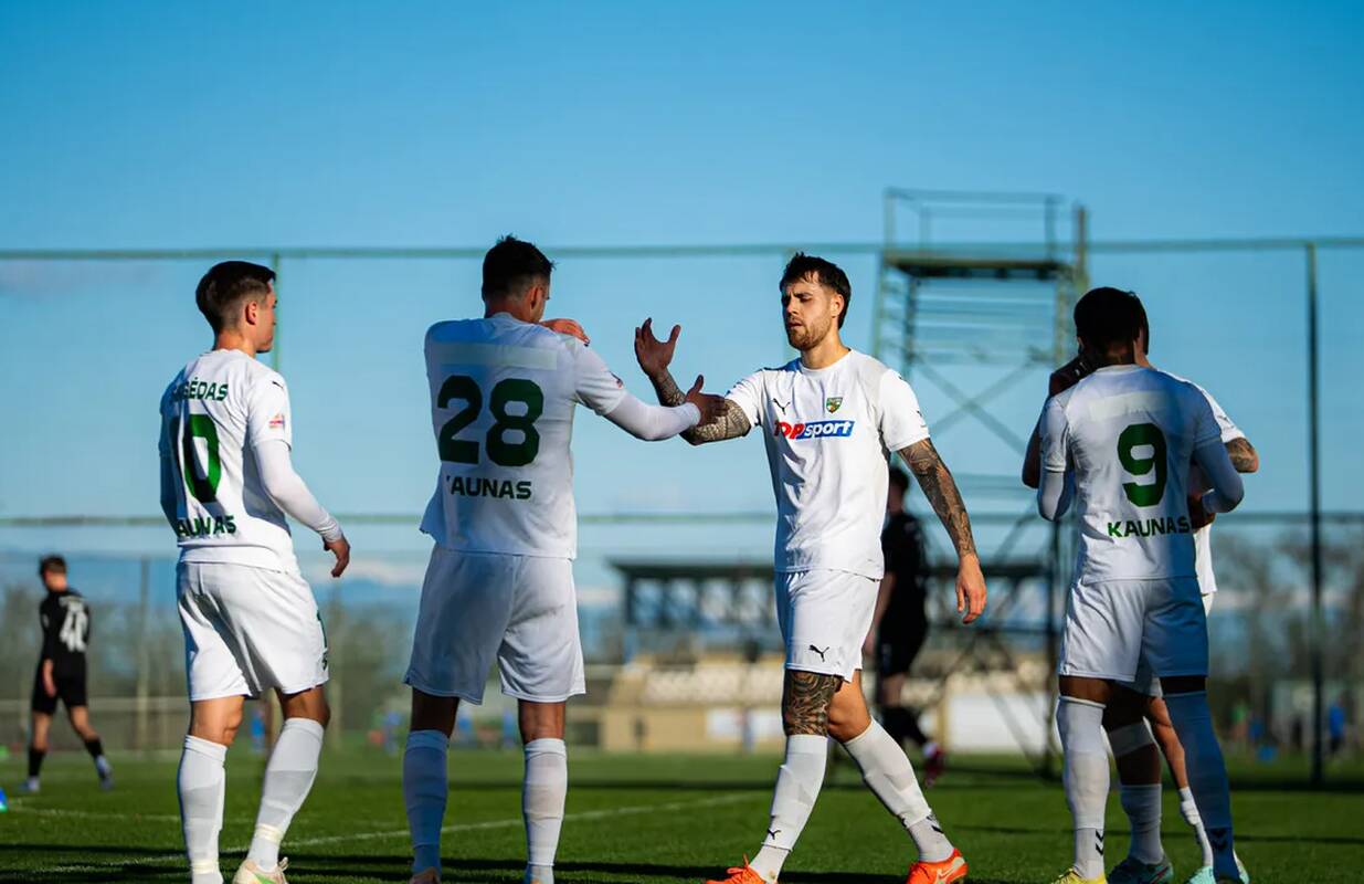 
<span>FK „Kauno Žalgiris“ Turkijoje nukovė Danijos klubą</span>
