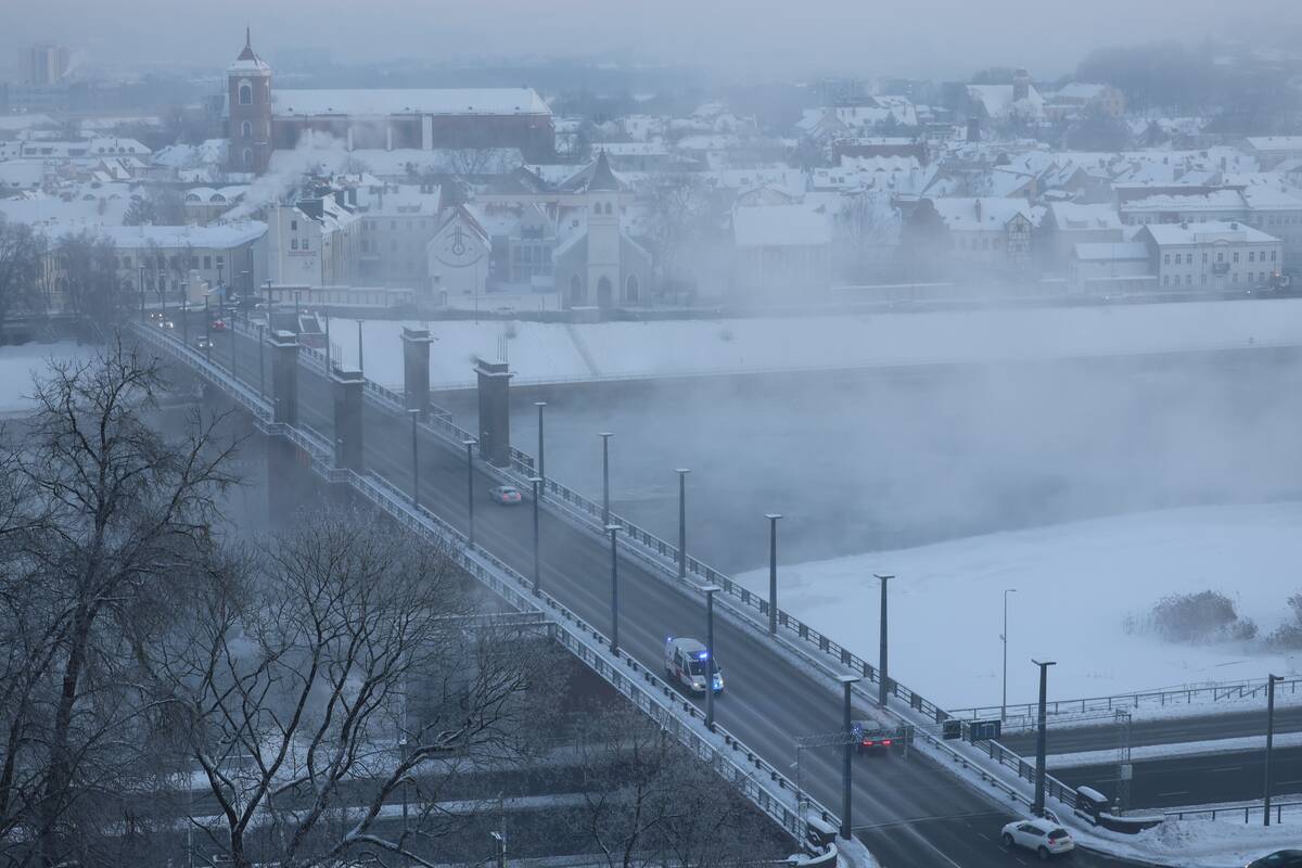 Speigas ištuštino Kauno gatves