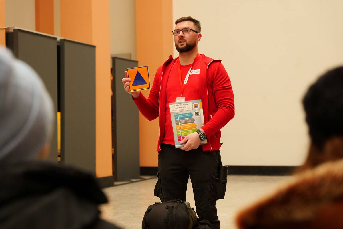 Raudonojo Kryžiaus patarimai ekstremalioms situacijoms
