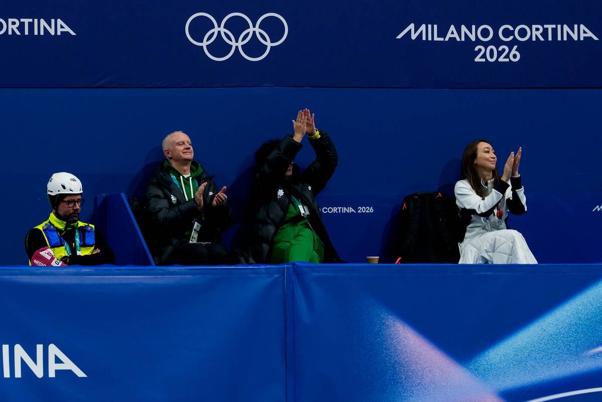 2026-ųjų žiemos olimpinės žaidynės. Allison Reed ir Sauliaus Ambrulevičiaus treniruotė