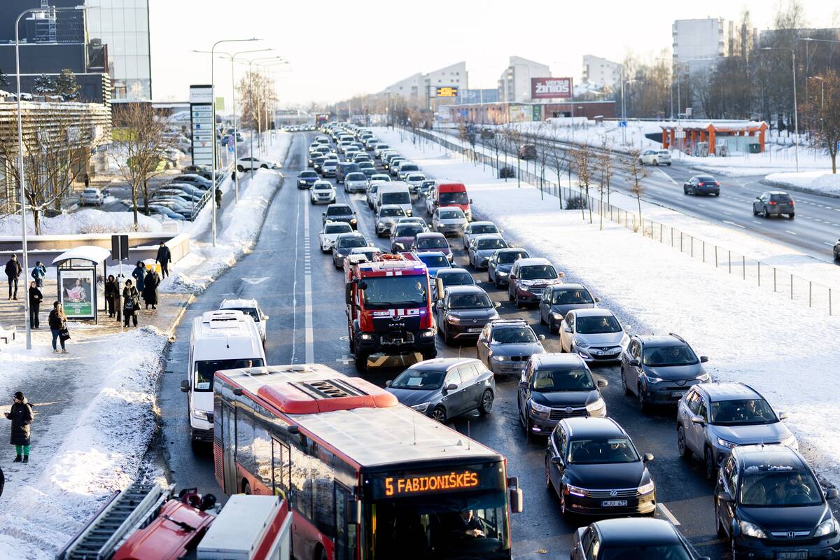 Avarija Ukmergės gatvėje