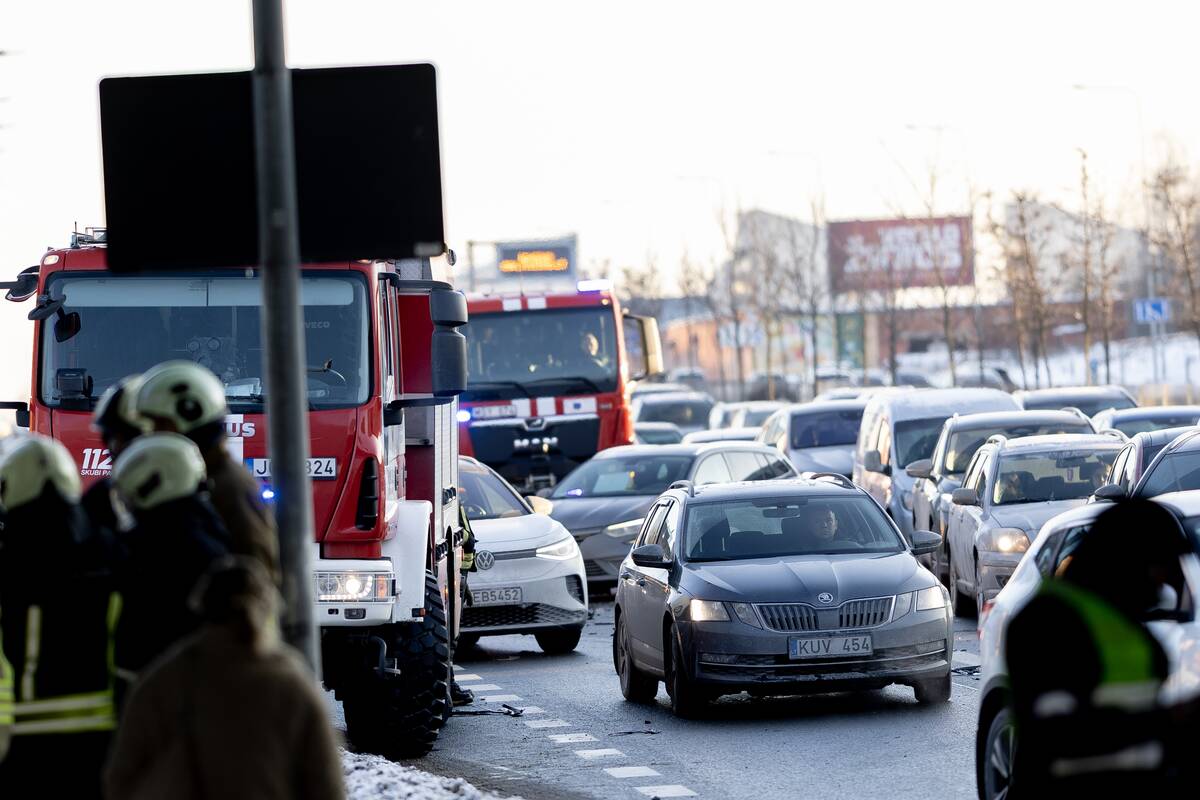 Avarija Ukmergės gatvėje
