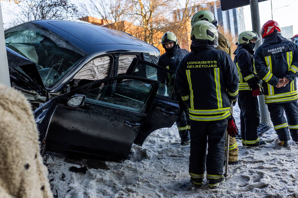 Avarija Ukmergės gatvėje