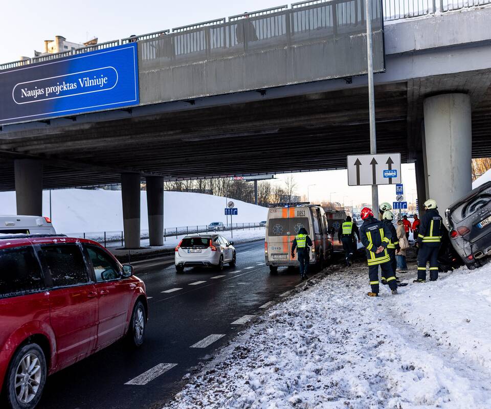 Avarija Ukmergės gatvėje