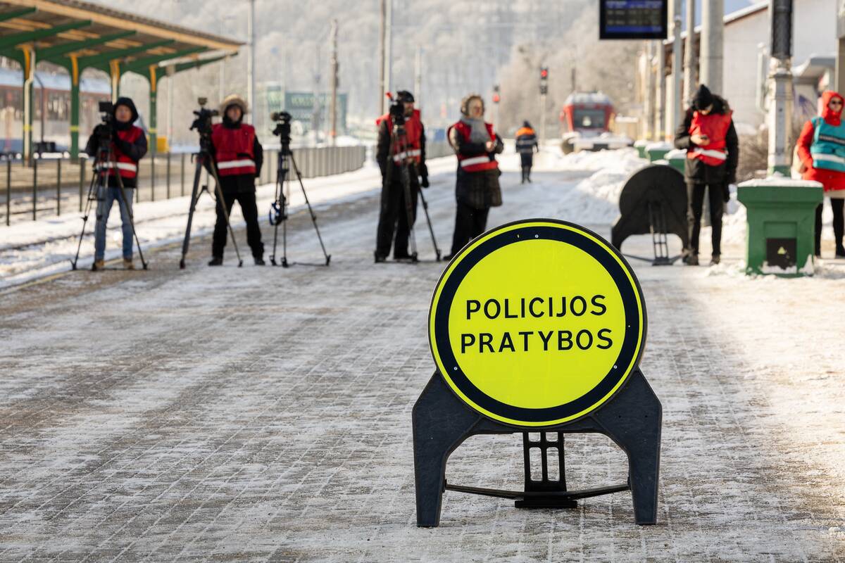 Pratybos Kauno geležinkelio stotyje