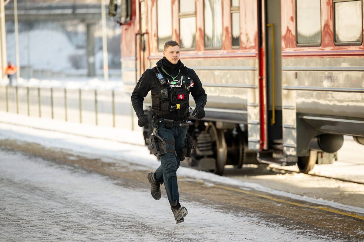 Pratybos Kauno geležinkelio stotyje