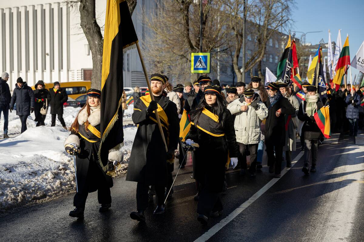 Šventinė Vasario 16-osios eisena 