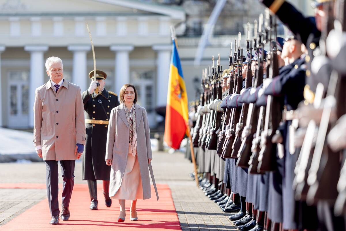 Moldovos prezidentės vizitas Lietuvoje