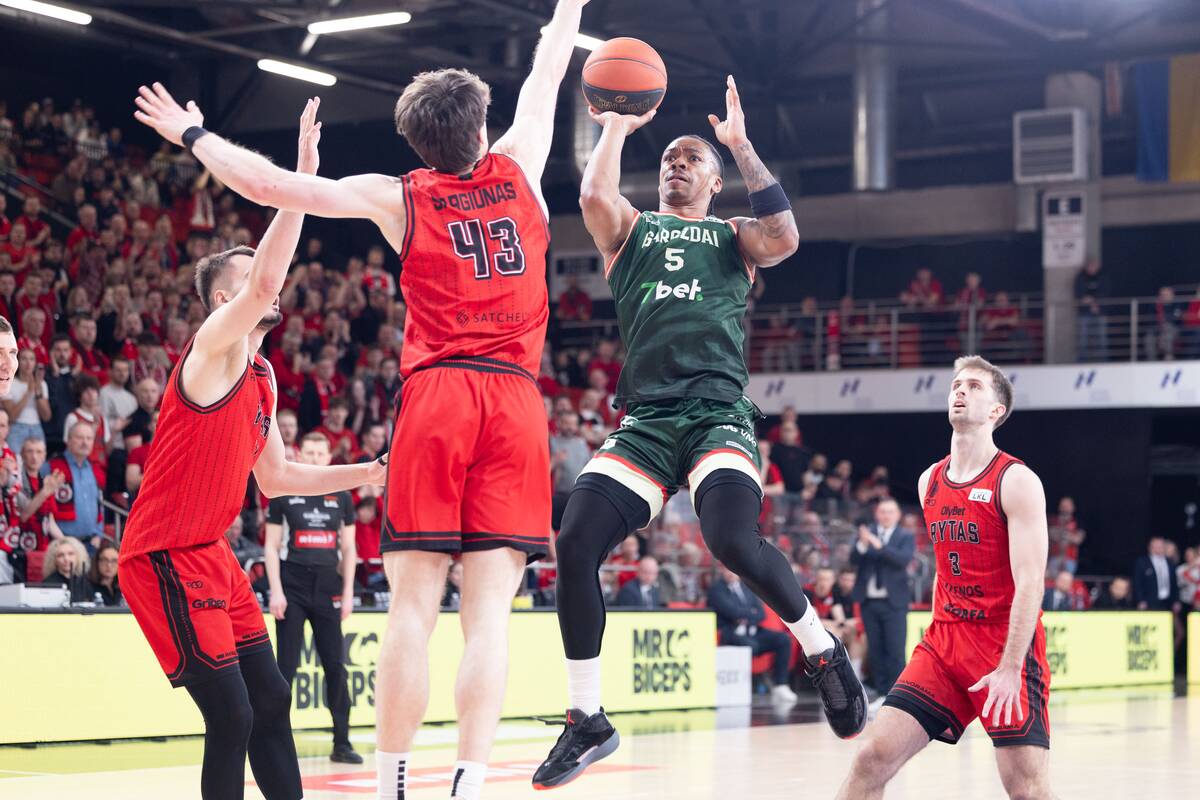 LKL rungtynės: Vilniaus „Rytas“–„Gargždai“