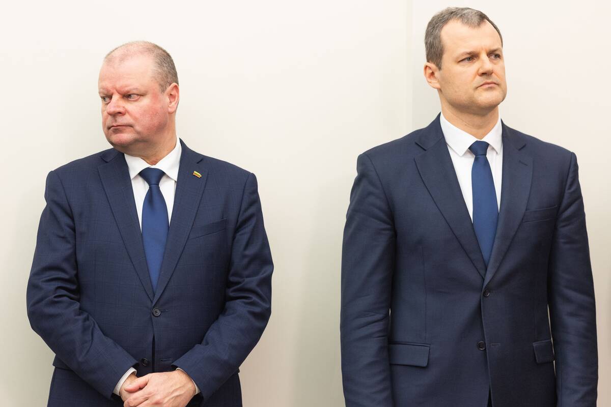 Saulius Skvernelis ir Gintautas Paluckas