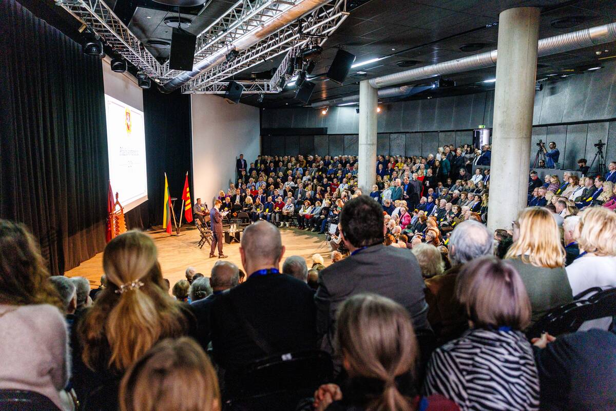 Ignas Vėgėlė surengė „Piliečių konferenciją“ Kaune