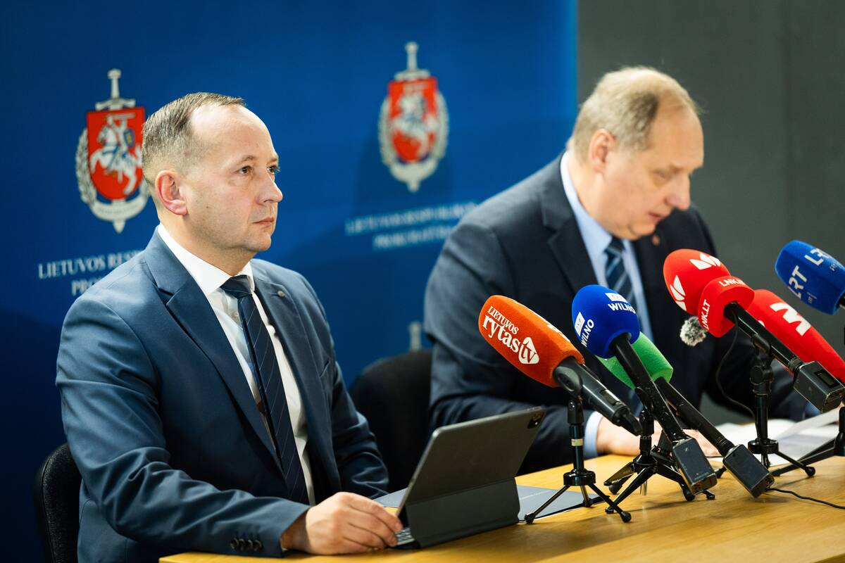 Spaudos konferencija generalinėje prokuratūroje – užsidegančių siuntų tyrimas