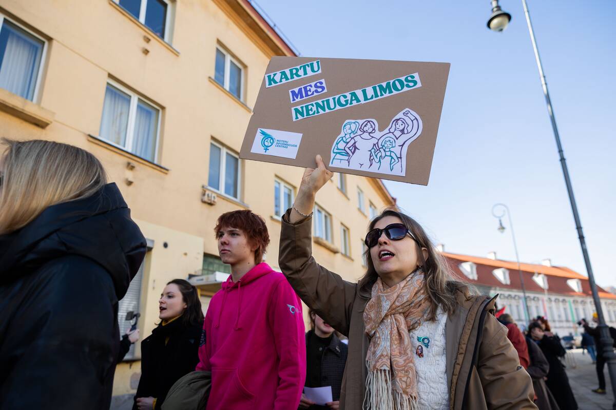 Dešimtosios Tarptautinės moterų solidarumo dienos eitynės