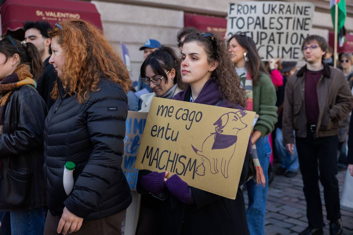 Dešimtosios Tarptautinės moterų solidarumo dienos eitynės