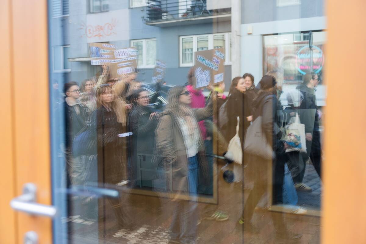 Dešimtosios Tarptautinės moterų solidarumo dienos eitynės