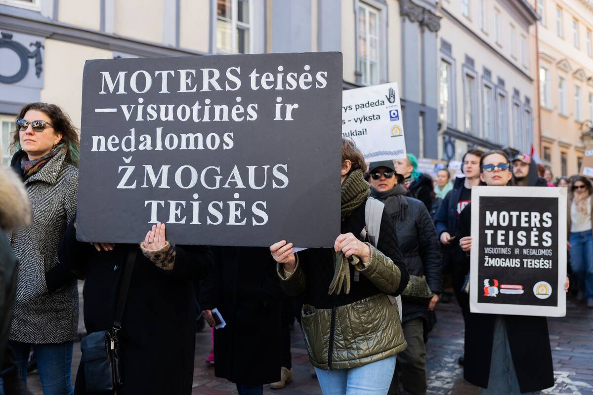 Dešimtosios Tarptautinės moterų solidarumo dienos eitynės