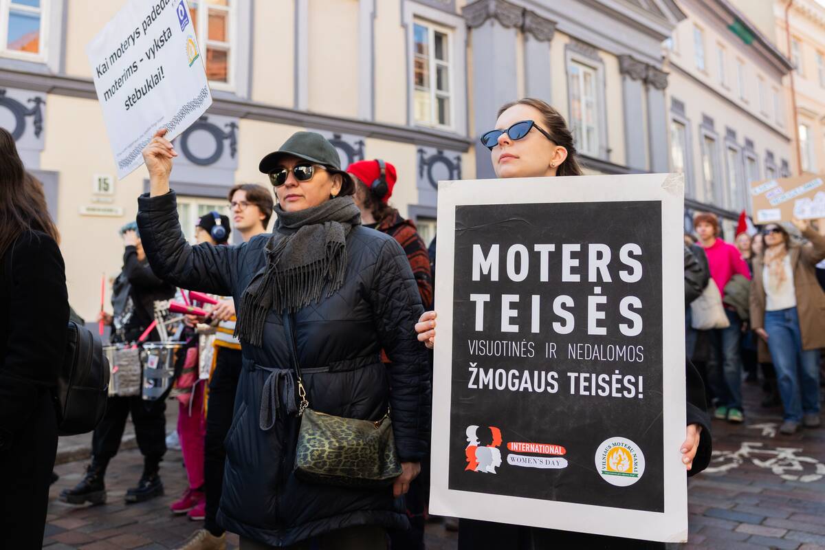 Dešimtosios Tarptautinės moterų solidarumo dienos eitynės