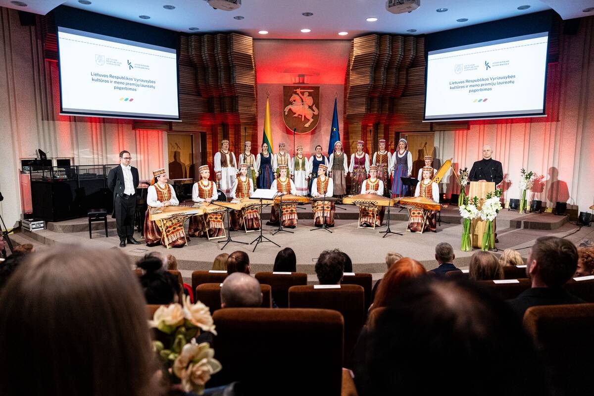 Vyriausybės kultūros ir meno premijų įteikimo ceremonija