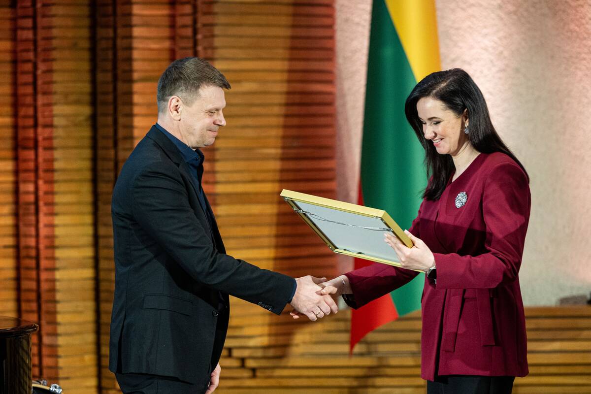 Vyriausybės kultūros ir meno premijų įteikimo ceremonija