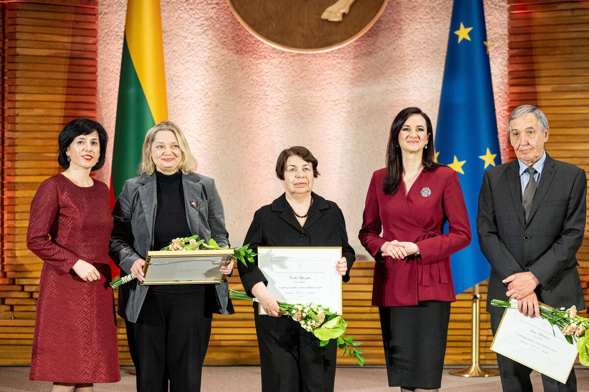 Vyriausybės kultūros ir meno premijų įteikimo ceremonija