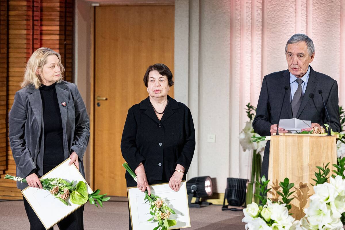 Vyriausybės kultūros ir meno premijų įteikimo ceremonija