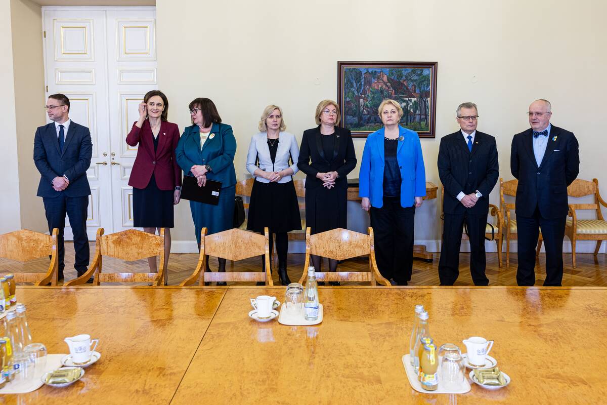 Prezidentas susitiko su Seimo valdyba