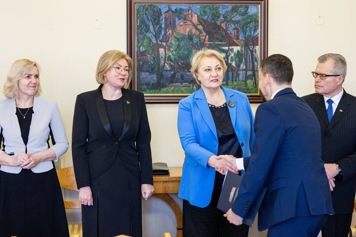 Prezidentas susitiko su Seimo valdyba