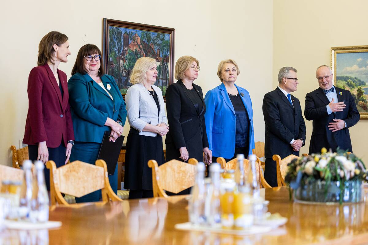 Prezidentas susitiko su Seimo valdyba