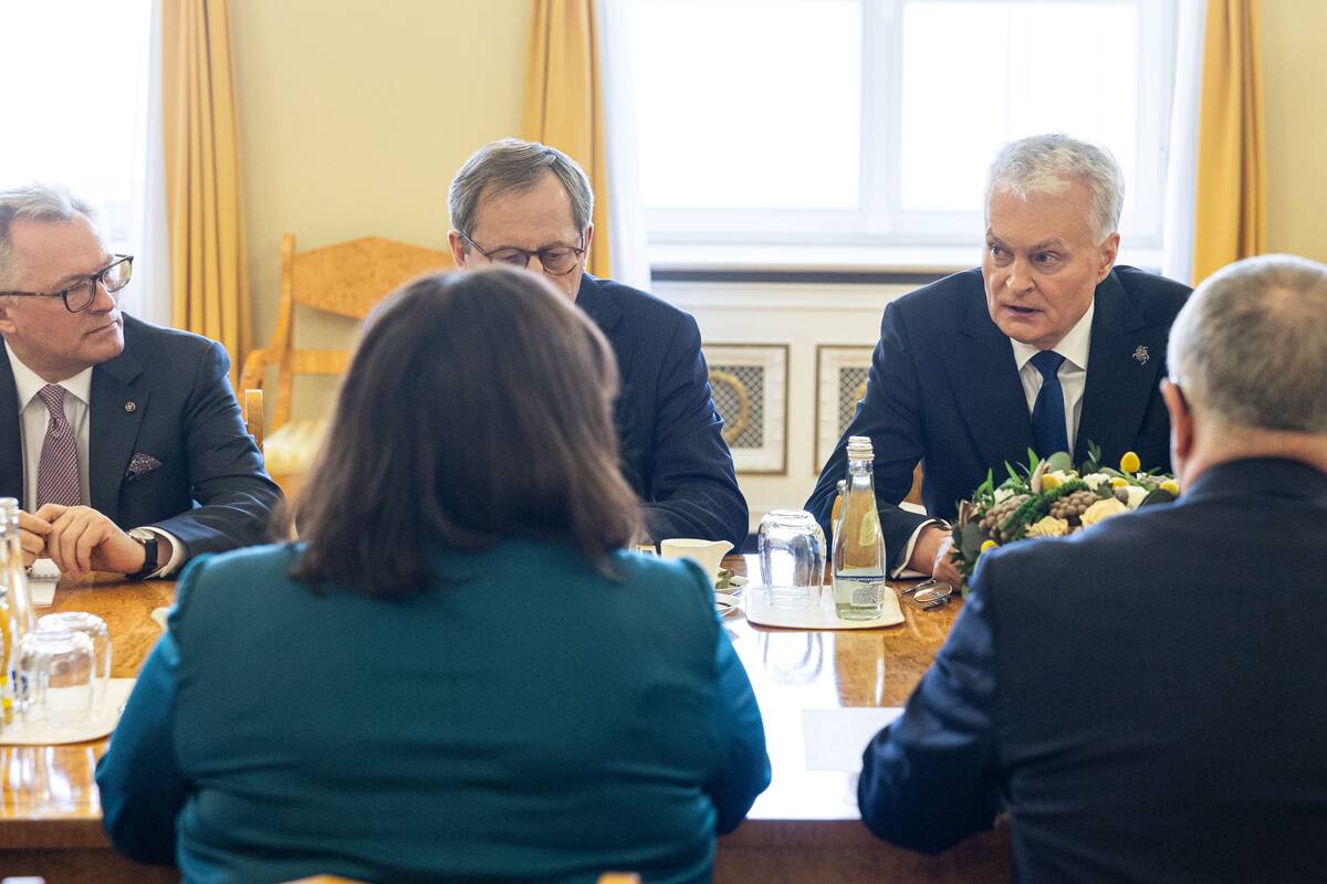 Prezidentas susitiko su Seimo valdyba