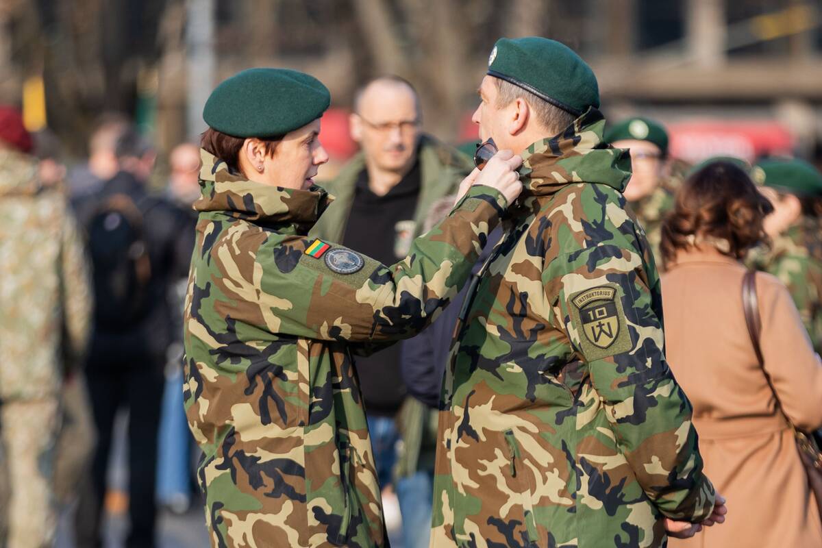 Šaulių priesaikos ir jaunųjų šaulių pasižadėjimo ceremonija