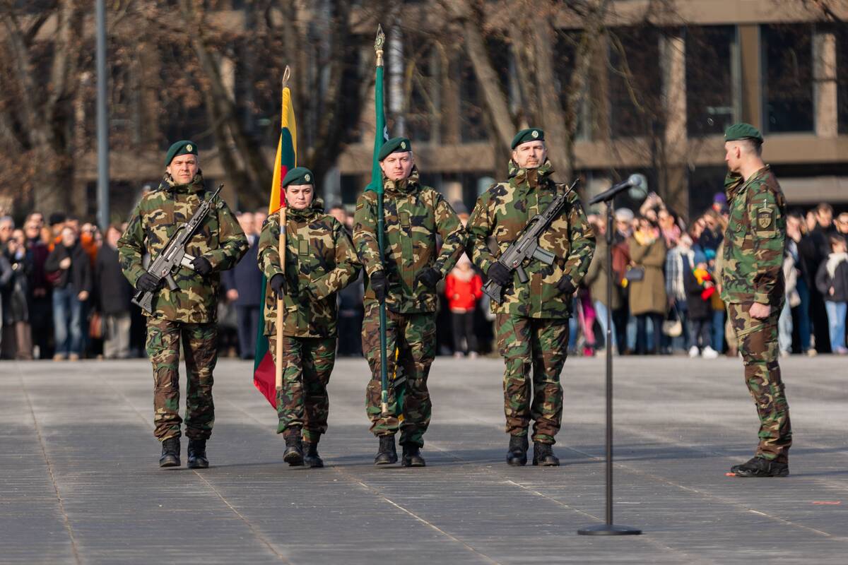 Šaulių priesaikos ir jaunųjų šaulių pasižadėjimo ceremonija