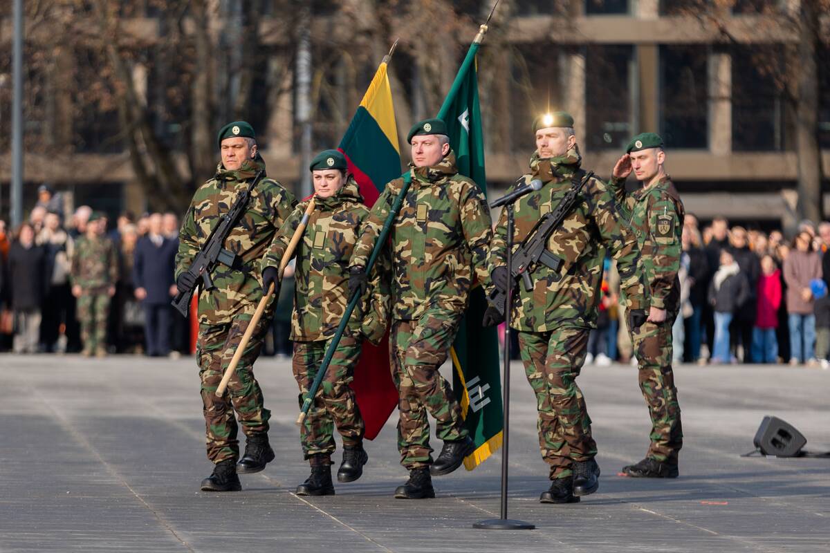 Šaulių priesaikos ir jaunųjų šaulių pasižadėjimo ceremonija