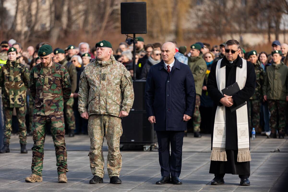 Šaulių priesaikos ir jaunųjų šaulių pasižadėjimo ceremonija
