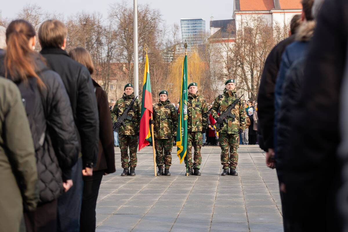 Šaulių priesaikos ir jaunųjų šaulių pasižadėjimo ceremonija