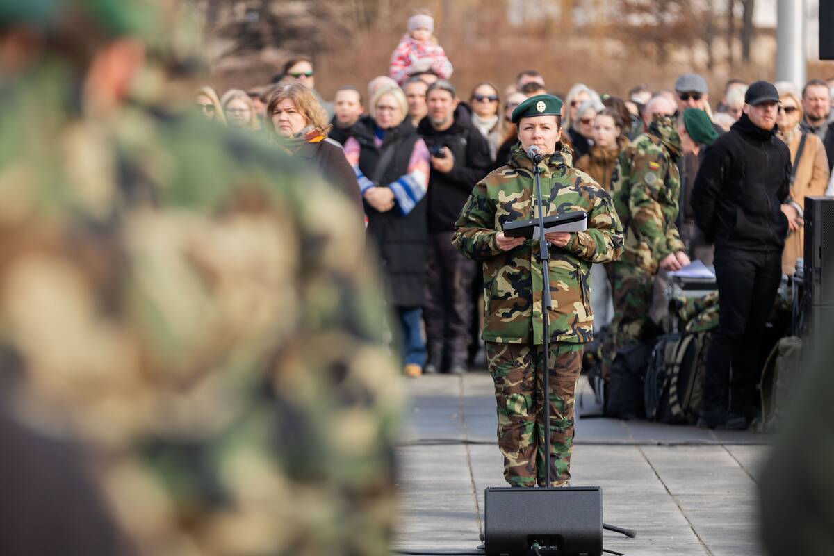Šaulių priesaikos ir jaunųjų šaulių pasižadėjimo ceremonija