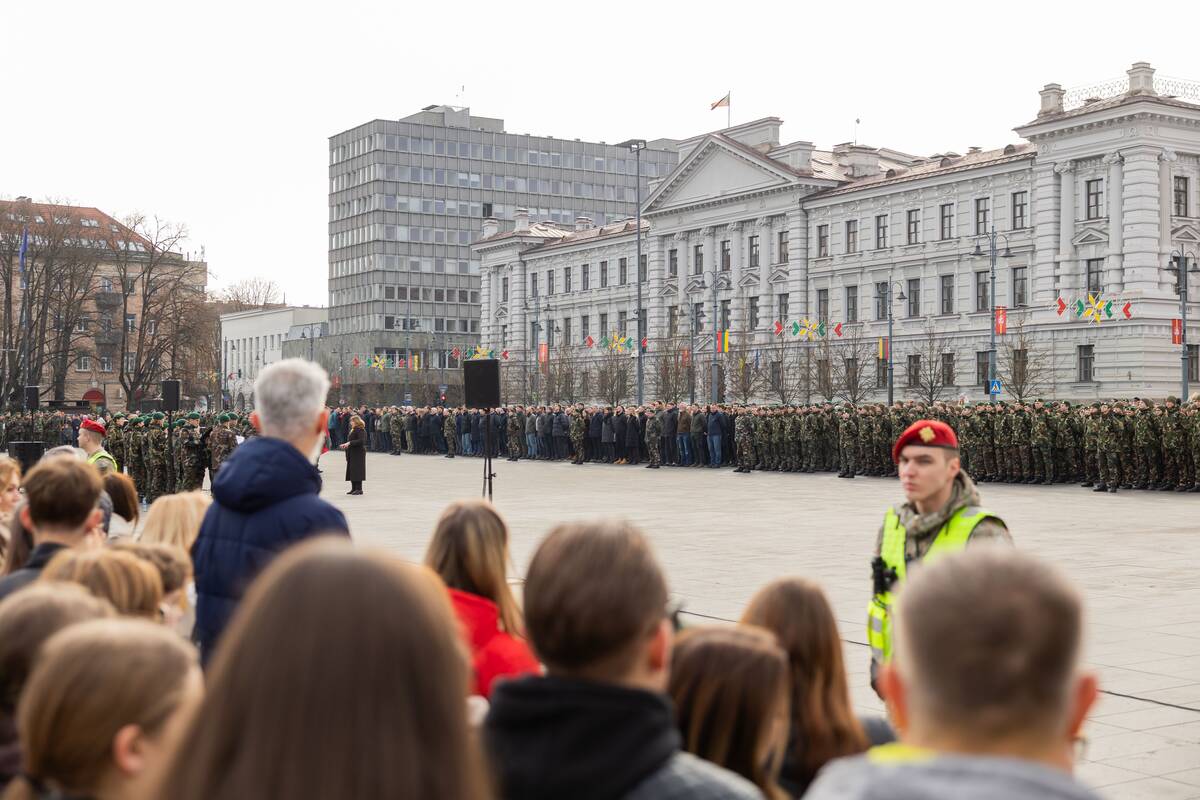 Šaulių priesaikos ir jaunųjų šaulių pasižadėjimo ceremonija