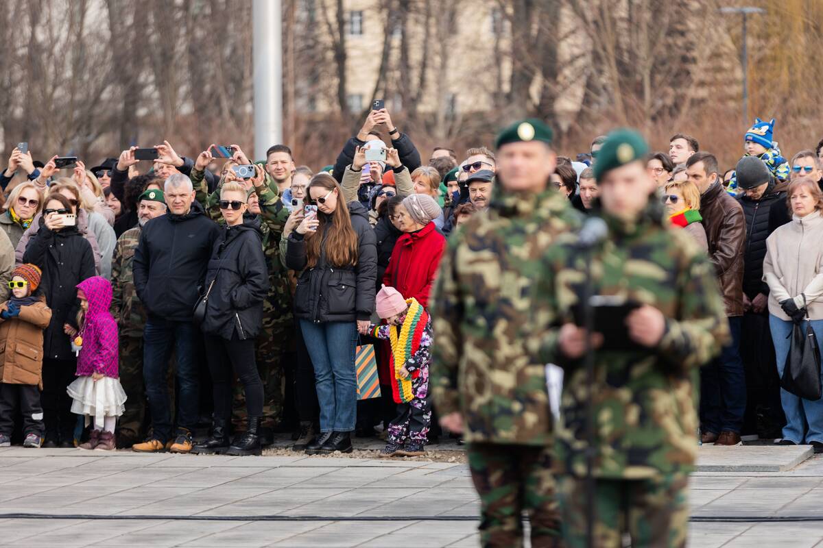 Šaulių priesaikos ir jaunųjų šaulių pasižadėjimo ceremonija