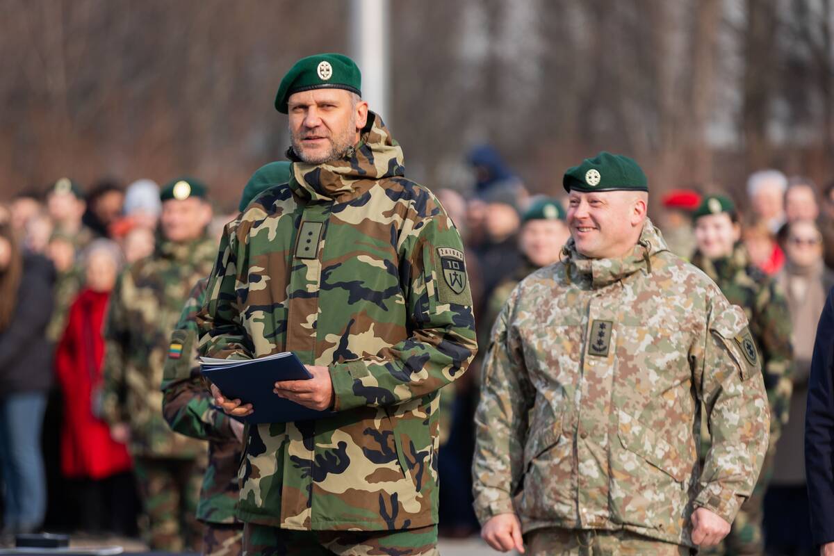 Šaulių priesaikos ir jaunųjų šaulių pasižadėjimo ceremonija