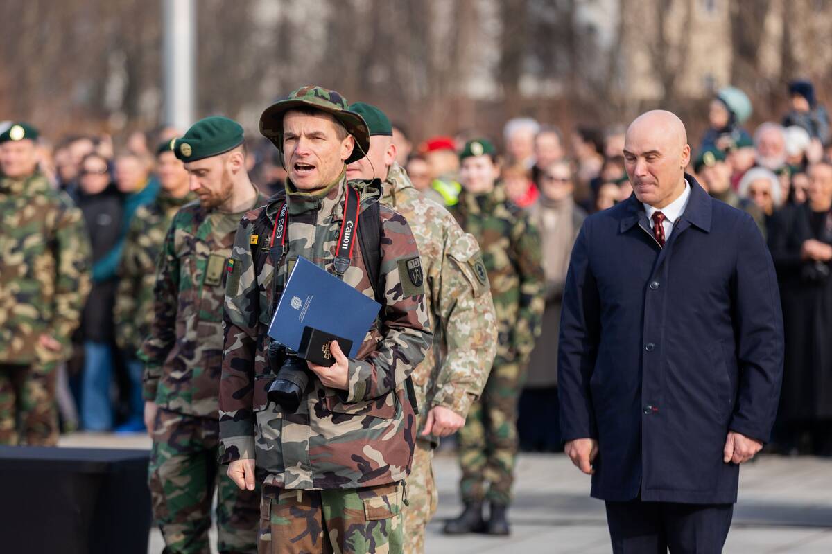 Šaulių priesaikos ir jaunųjų šaulių pasižadėjimo ceremonija