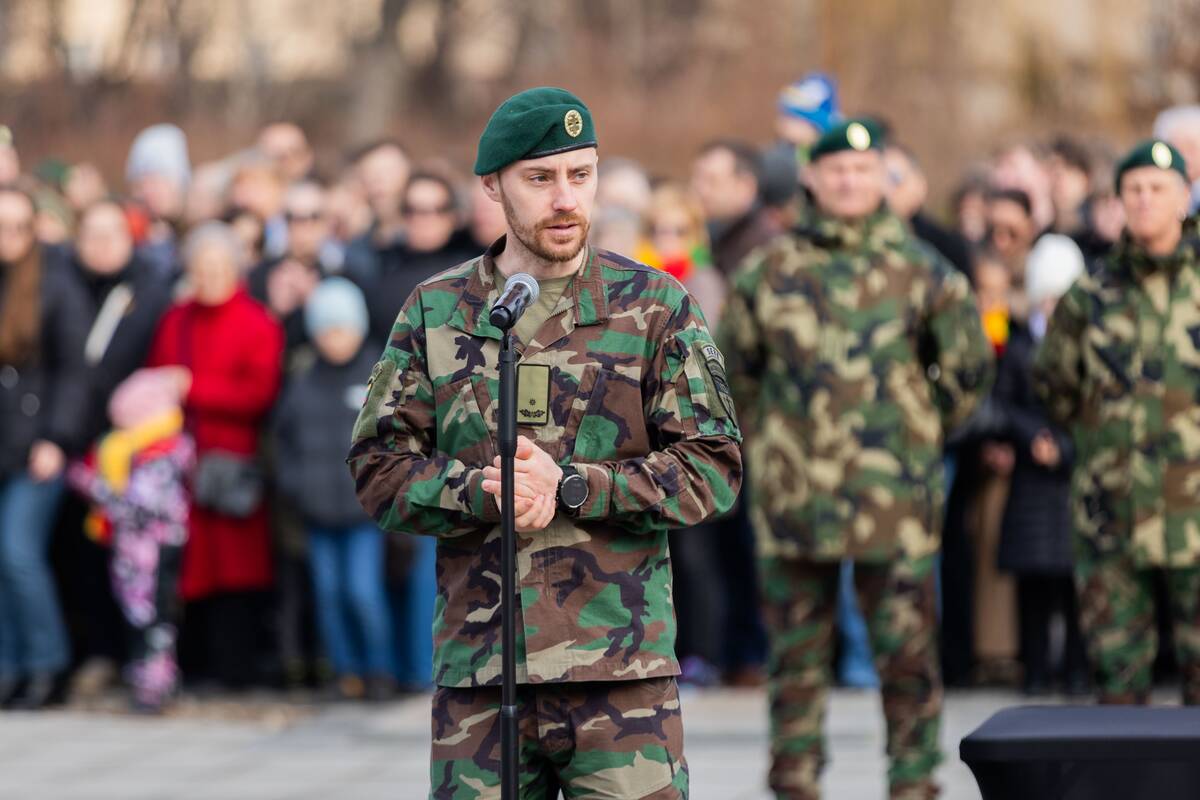 Šaulių priesaikos ir jaunųjų šaulių pasižadėjimo ceremonija