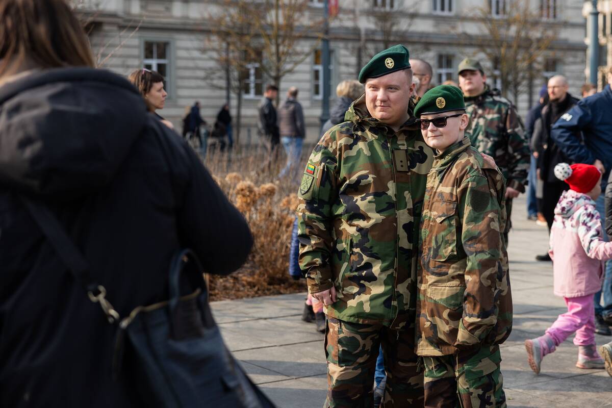 Šaulių priesaikos ir jaunųjų šaulių pasižadėjimo ceremonija