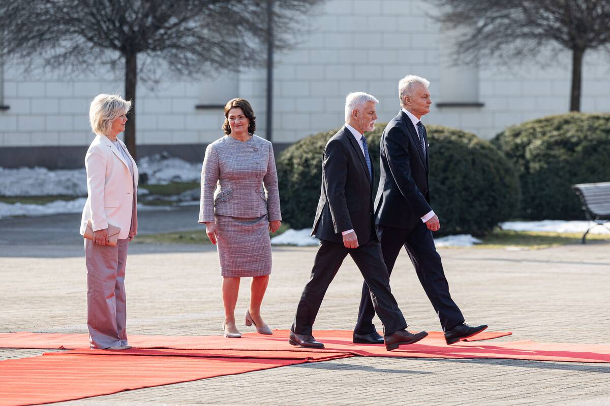 Prezidentas Gitanas Nausėda susitiko su Čekijos prezidentu Petru Pavelu