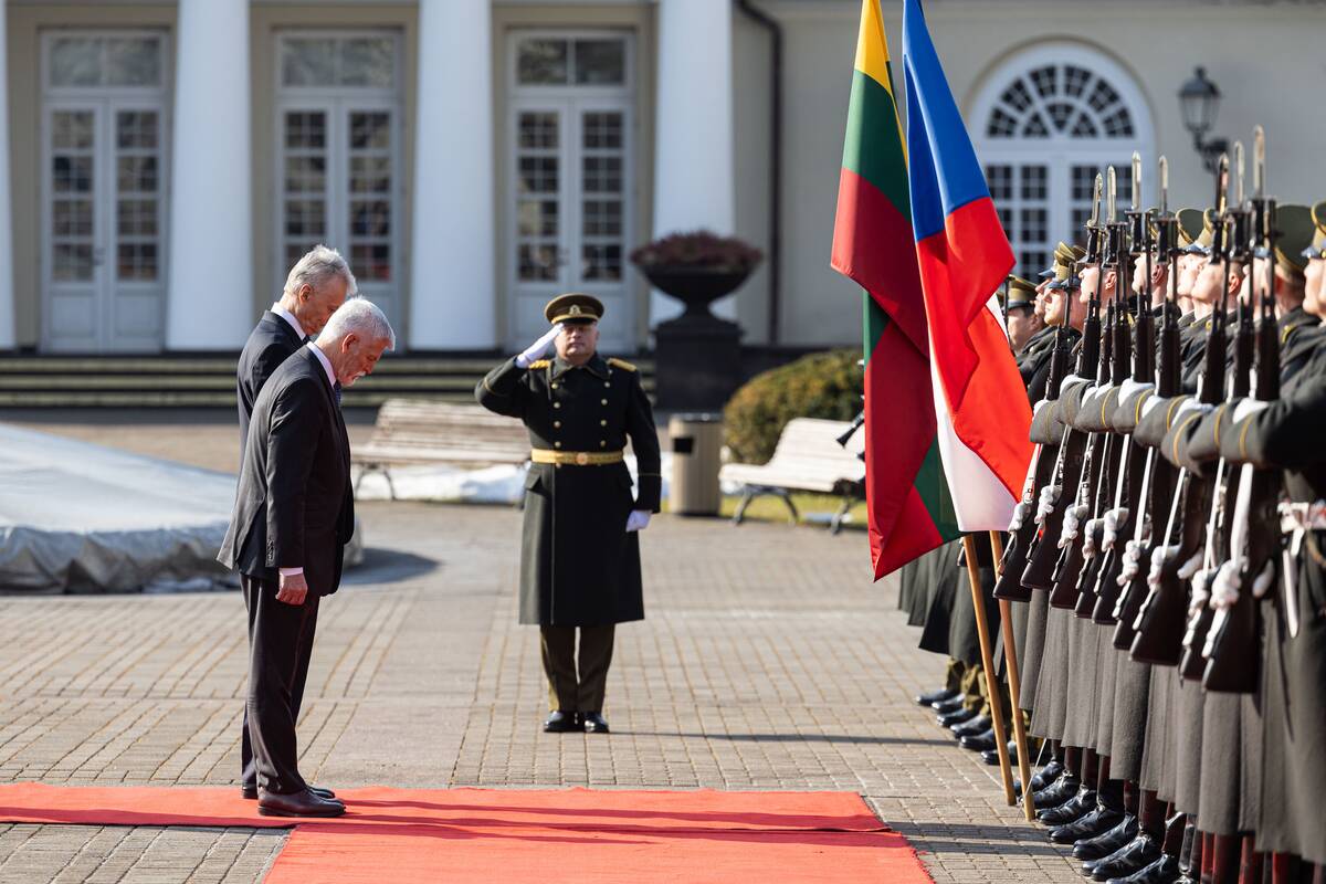 Prezidentas Gitanas Nausėda susitiko su Čekijos prezidentu Petru Pavelu