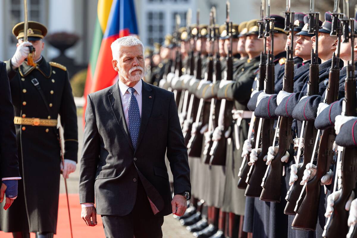 Prezidentas Gitanas Nausėda susitiko su Čekijos prezidentu Petru Pavelu