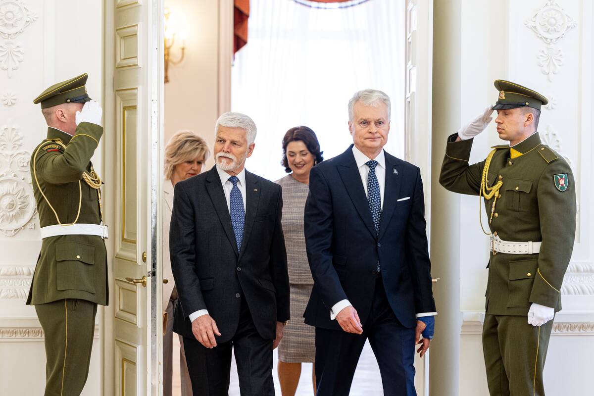 Prezidentas Gitanas Nausėda susitiko su Čekijos prezidentu Petru Pavelu